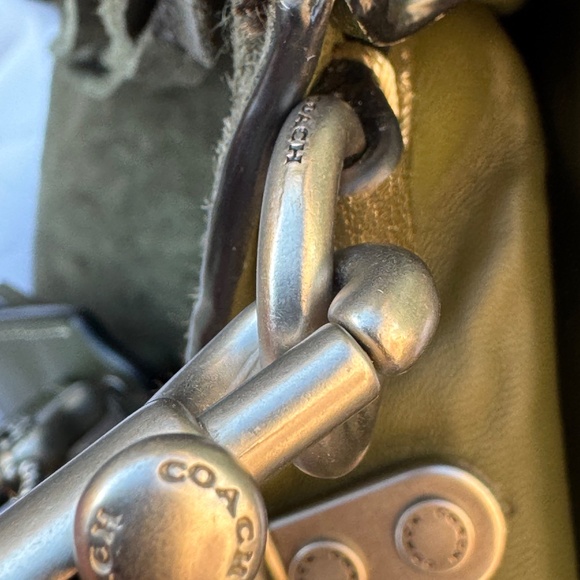 Coach 1941 Rogue 31 Fern Green Suede Fringe 86824 - Picture 8 of 16